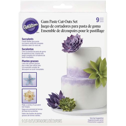 2002351 Wilton Gum Paste Succulents Cut-Out Set